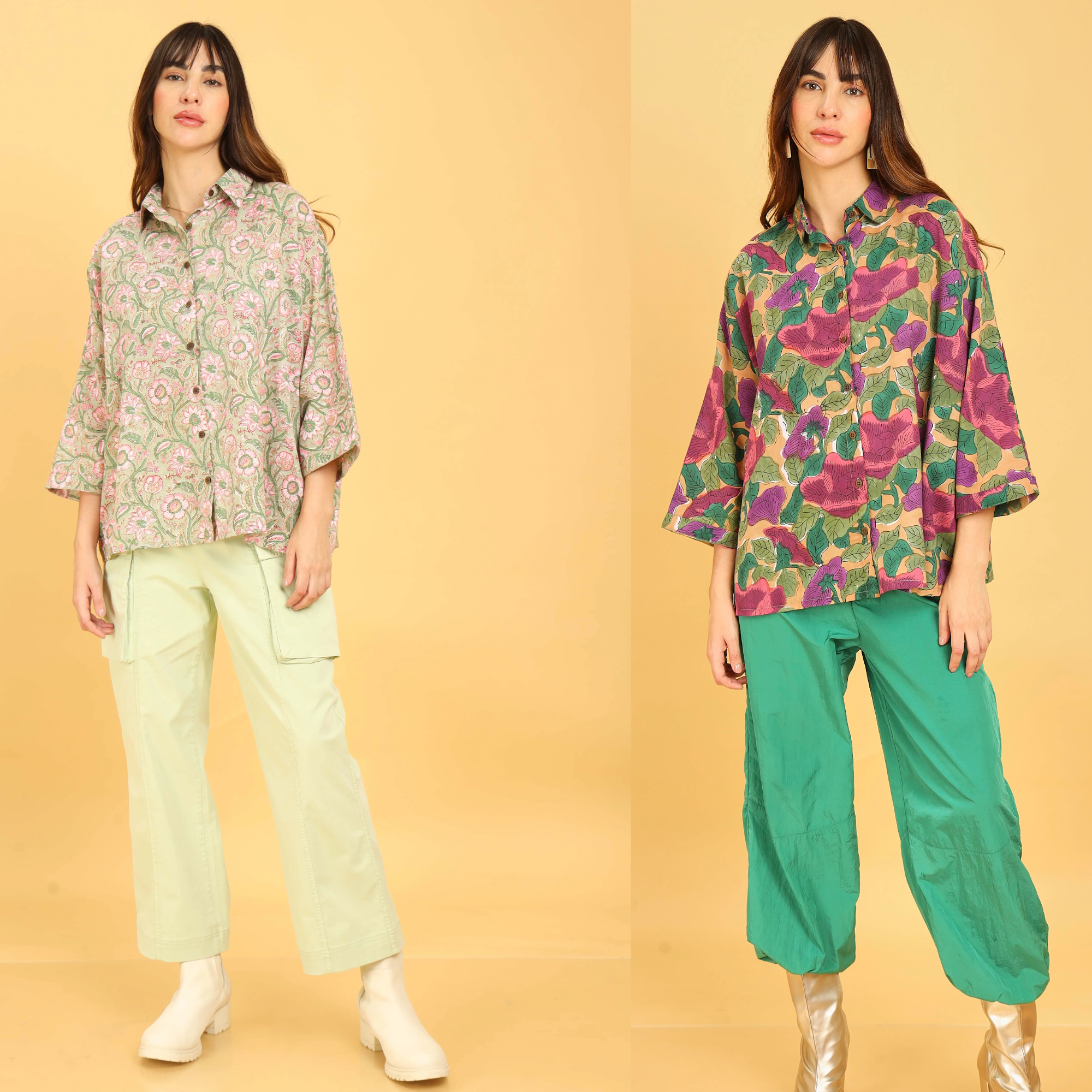 Aster & Sakura Oversized Shirt