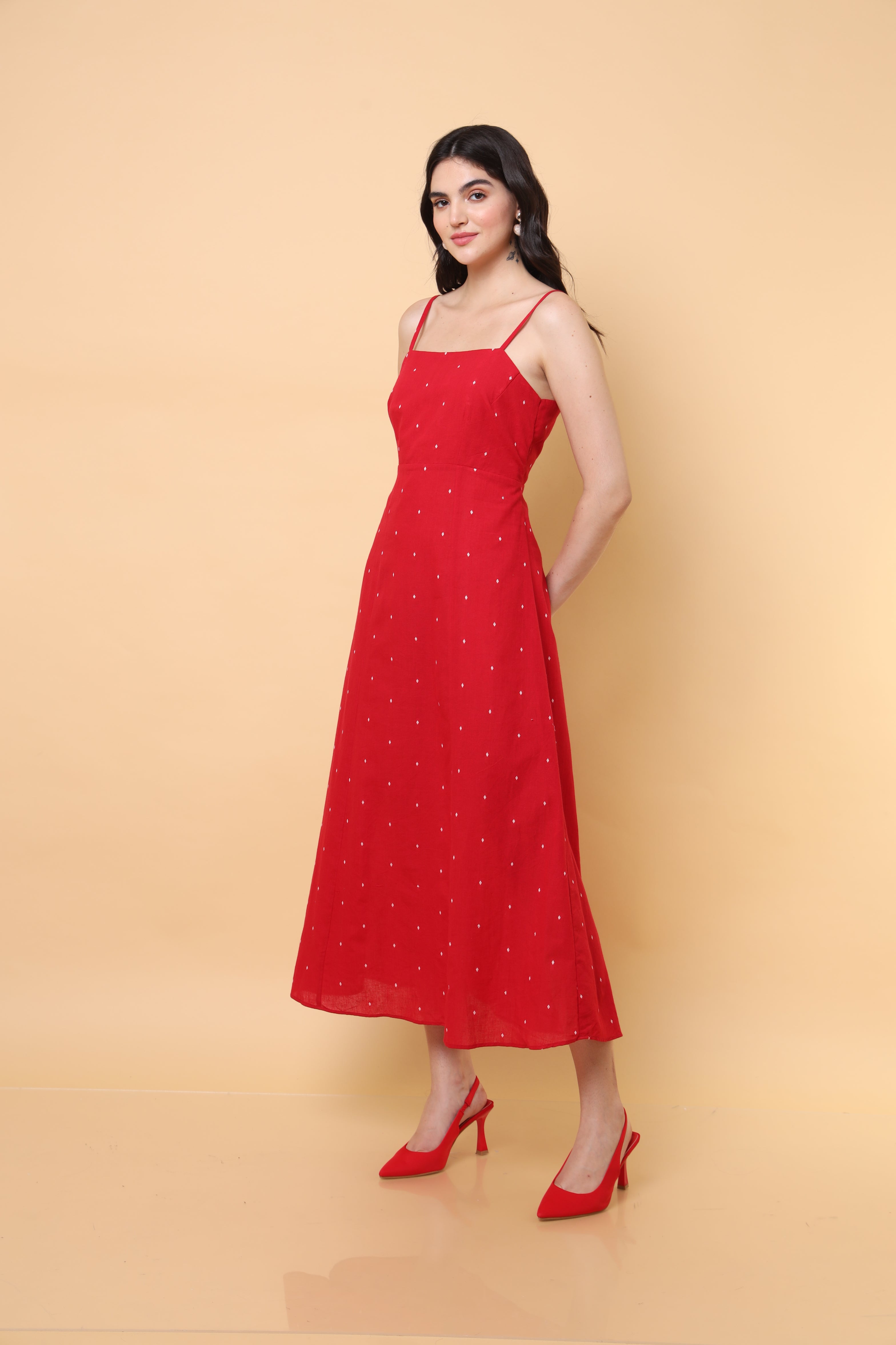 Lou red dress best sale